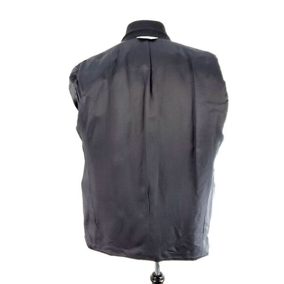 Pronto Uomo Lessona Natural Stretch Worsted Wool 2 Button Blazer 42R Gray Check - Picture 12 of 12